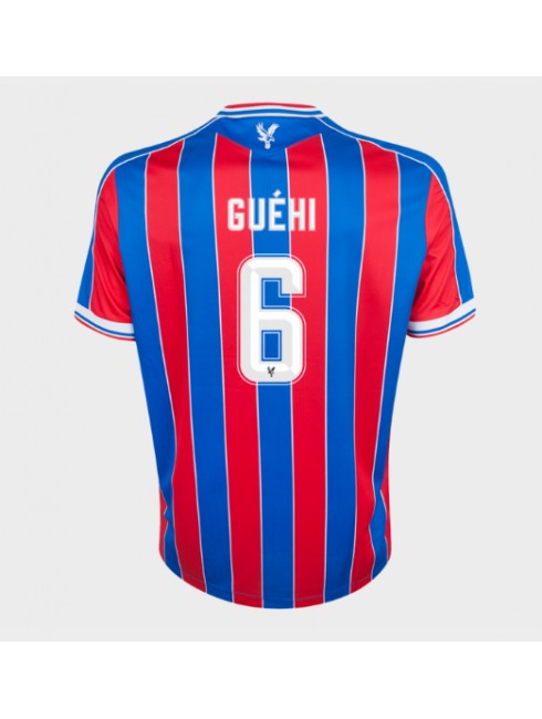 Muži Futbalové oblečenie Crystal Palace Marc Guehi #6 2025-26 Krátky Rukáv - Domáci Muži Futbalové oblečenie Crystal Palace Marc Guehi #6 2025-26 Krátky Rukáv - Domáci